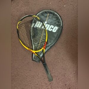 Prince Attitude 25 junior tennis racquet with case